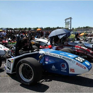 Imagen de la competición Fórmula Student, una de las iniciativas promovidas por RS Components.