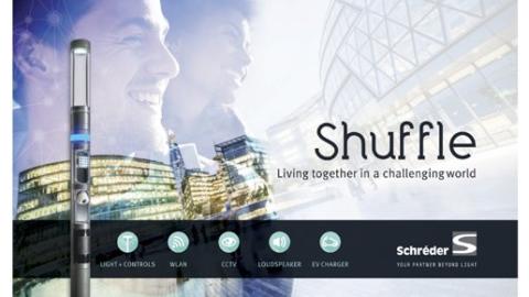 Shuffle, de Schréder, una solución que va mucho más de una columna de alumbrado.