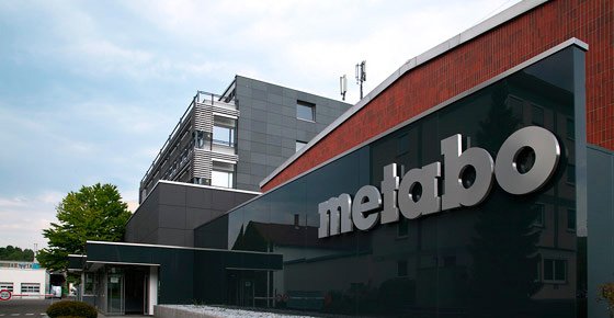 Vista exterior de las instalaciones de Metabo en Nurtingen (Alemania).