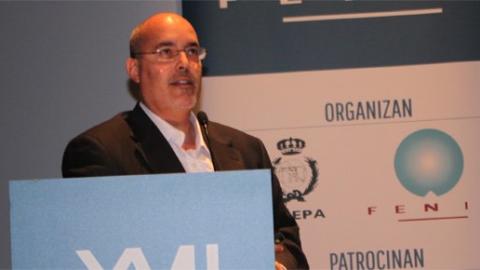 Arturo Pérez de Lucia, director gerente de AEDIVE, en el último Congreso de FENIE.