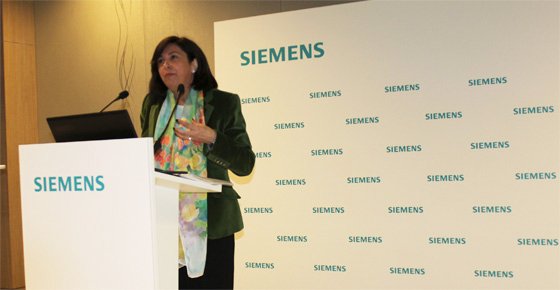 Rosa García, presidenta de Siemens en España.