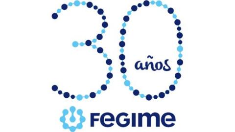 Logo oficial del 30 aniversario de Fegime.