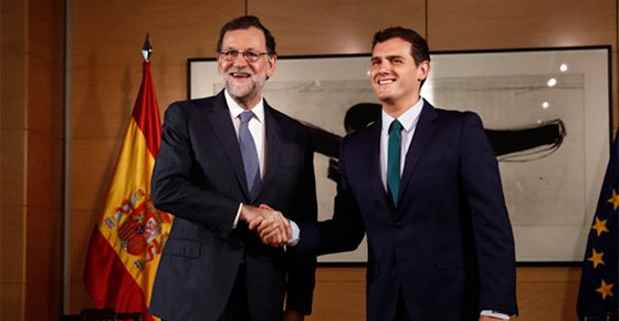 Mariano Rajoy y Albert Rivera, el pasado domingo 28 de agosto (informativos Cuatro).