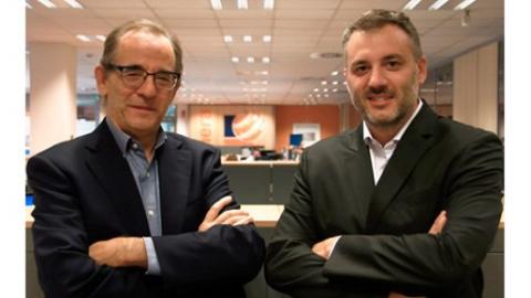 José Manuel Viñambres (dcha.), nuevo director de Logística de ABM Rexel, junto a Ignacio Caballero, director de IT.