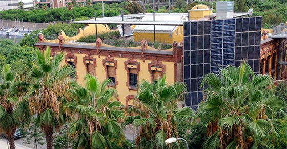 La Fábrica del Sol, equipamiento municipal de Barcelona para educación ambiental y de energías renovables.
