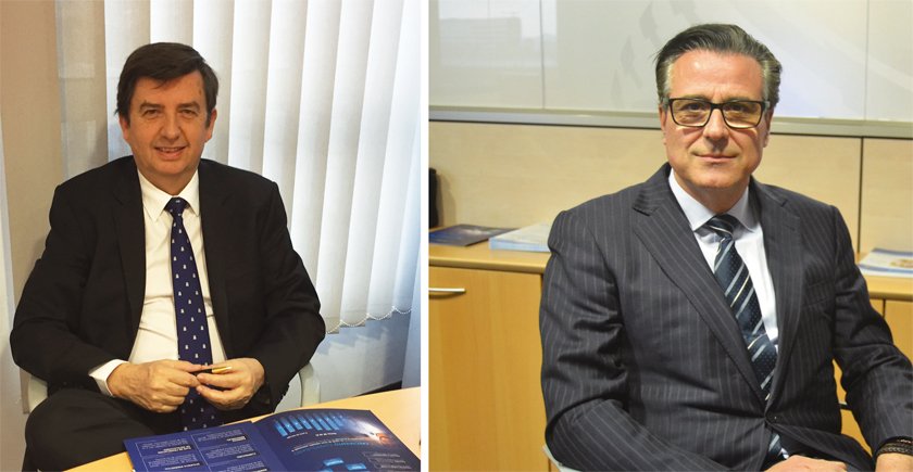 De izda a dcha.: Ricard Vilella, consejero delegado de Grupo Electro Stocks, y Josep Figueras, director de marketing.