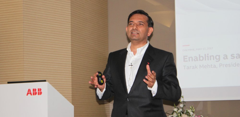 Tarak Mehta, presidente de la división Electrification Products de ABB.