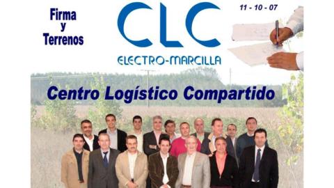 Imagen de la constitución del centro logístico CLC hace diez años.