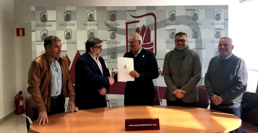 José Pérez, delegado general de la Fundación Ecolum, acudió a la firma de este acuerdo.