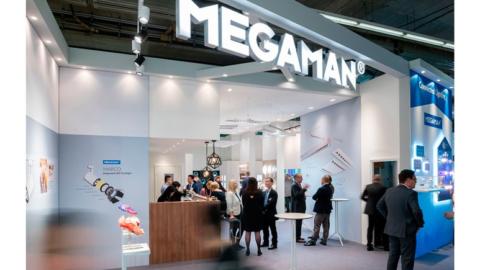 Stand de Megaman en Light + Building 2018. El fabricante dispone ya de más de 1.500 referencias en luminarias Led.