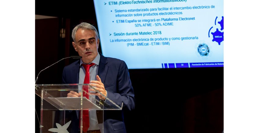 Alex Burgalés, director comercial de AFME, durante la reciente asamblea de la Asociación.