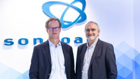 Jean-Cyrille Verspieren, nuevo presidente de Sonepar Ibérica, y Luis Arconada.