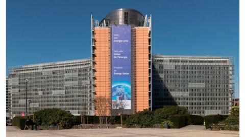 Edificio sede de la Comisión Europea en Bruselas.