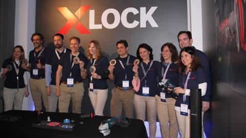 El equipo de Bosch al completo en la presentación de X-Lock.