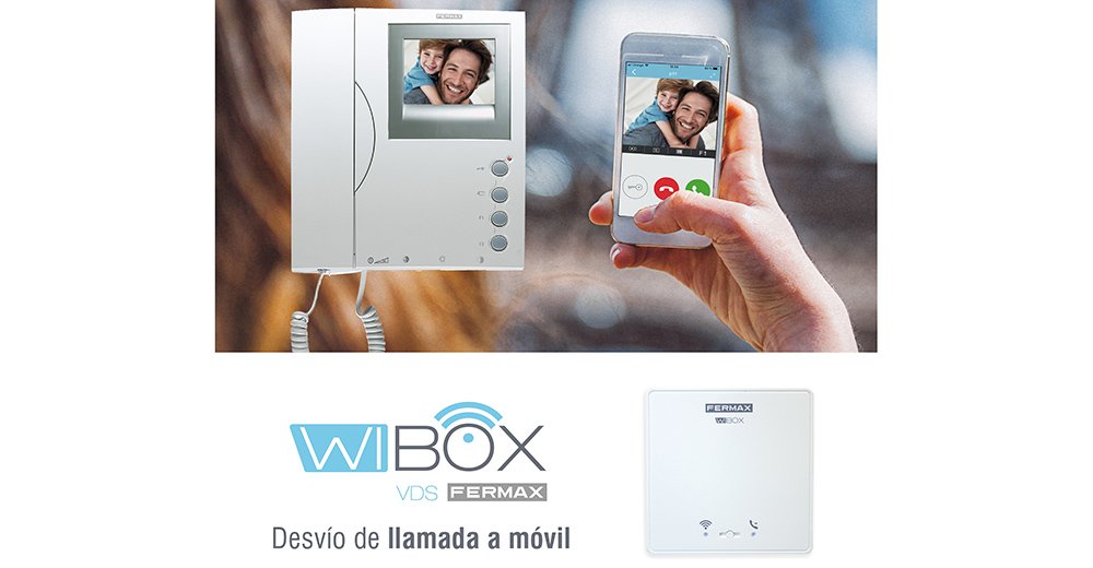 Video portero FERMAX Veo con interfono conectado a wifi para 10 viviendas