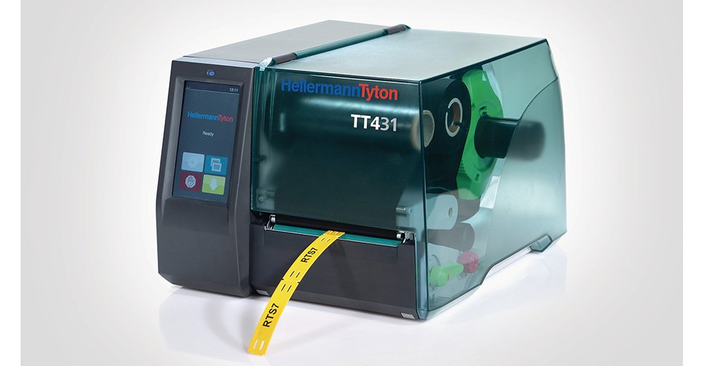La impresión de marcadores industriales es rápida y sencilla con la impresora TT431.