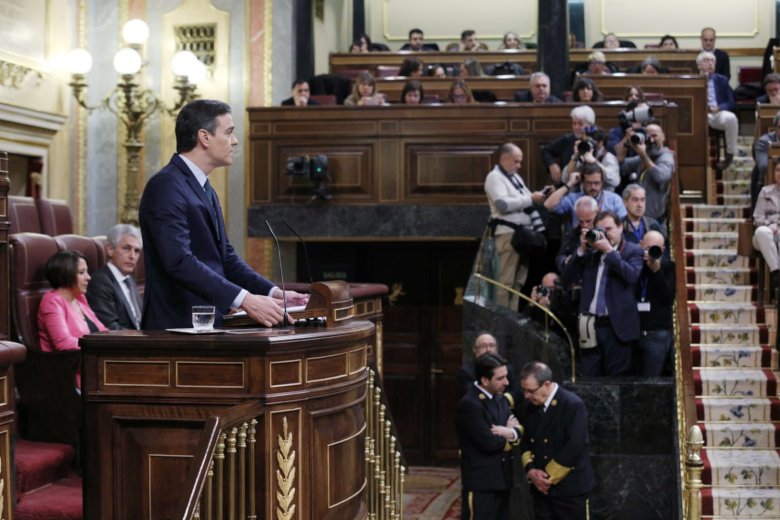 Pedro Sánchez expuso, el 4 de enero, las principales líneas de acción del nuevo Ejecutivo. (Foto: PSOE).