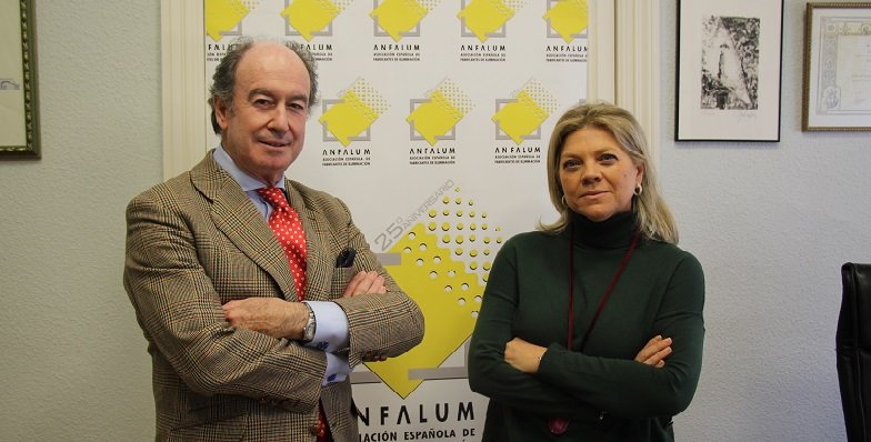 Pilar Vázquez y Alfredo Berges, presidenta y director general de Anfalum.