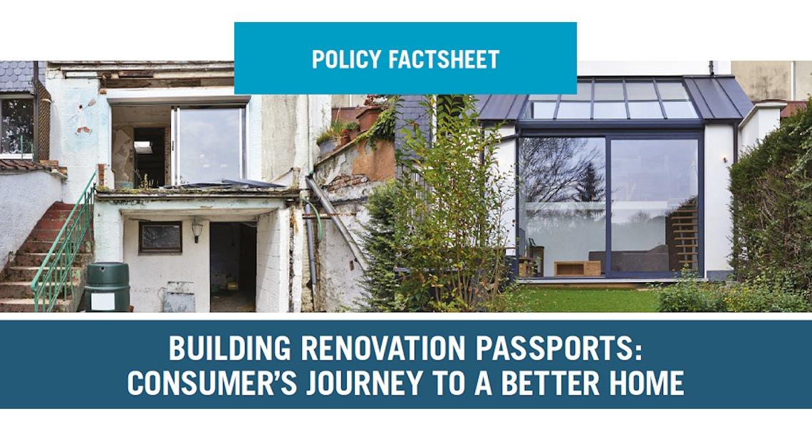 Imagen del estudio realizado por la UE sobre los pasaportes energéticos (Building Renovation Passports).