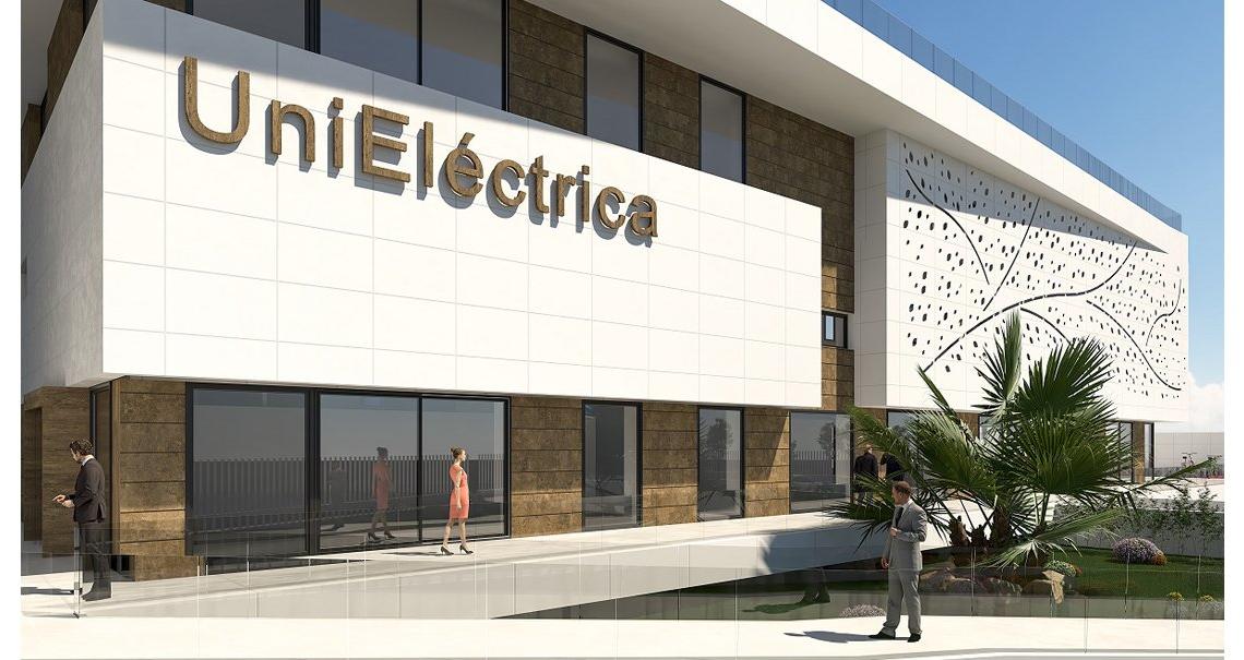 Recreación virtual de la nueva sede nacional de Unieléctrica.