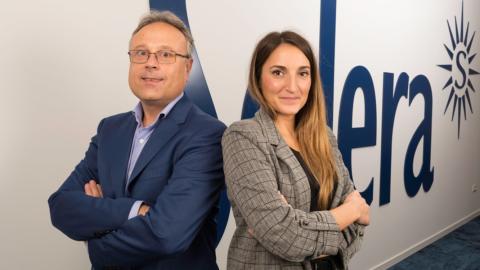 Miguel Santamaría y Cristina Peñalver, nuevos directores de Tecnología y RRHH de Solera, respectivamente.