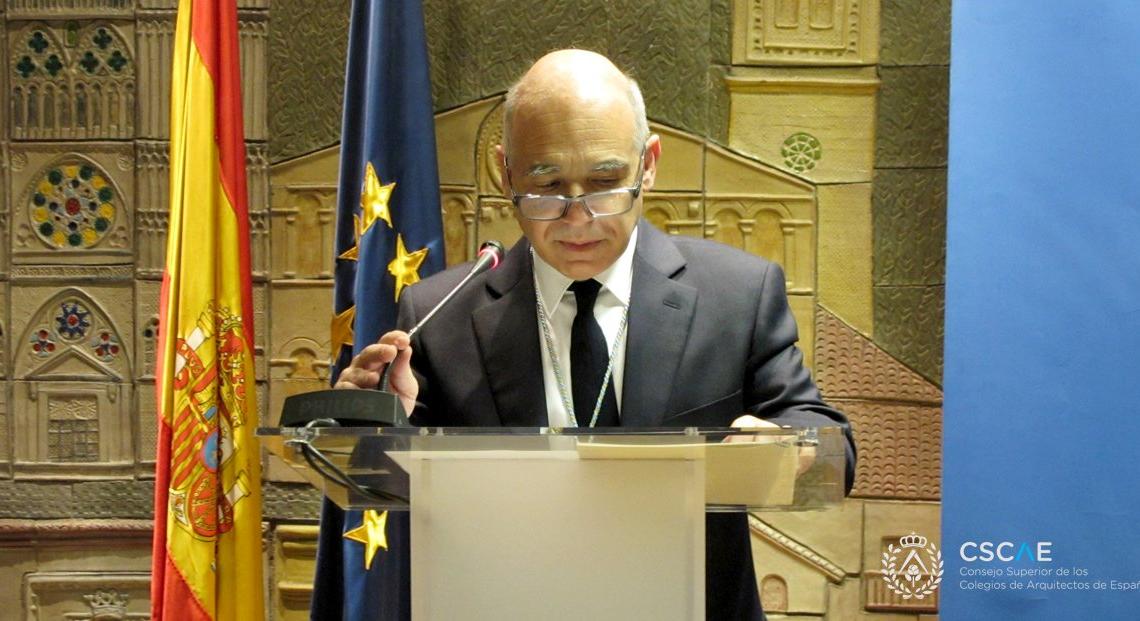 Lluís Comerón, presidente del Consejo Superior de los Colegios de Arquitectos de España.