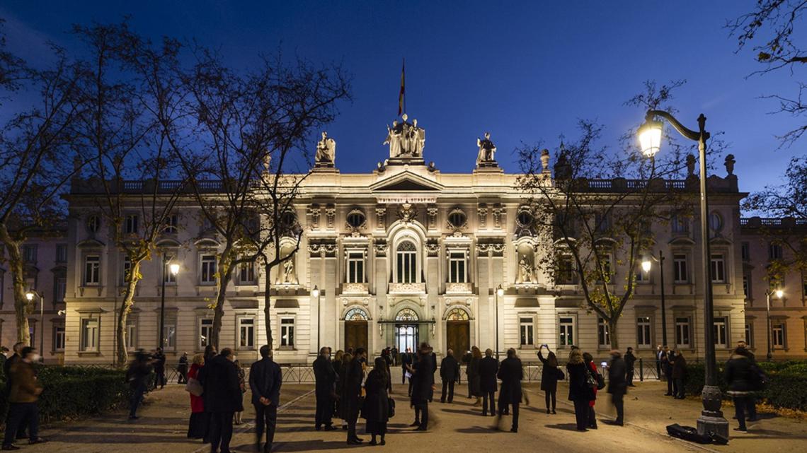 Panorámica del Palacio de las Salesas de Madrid.