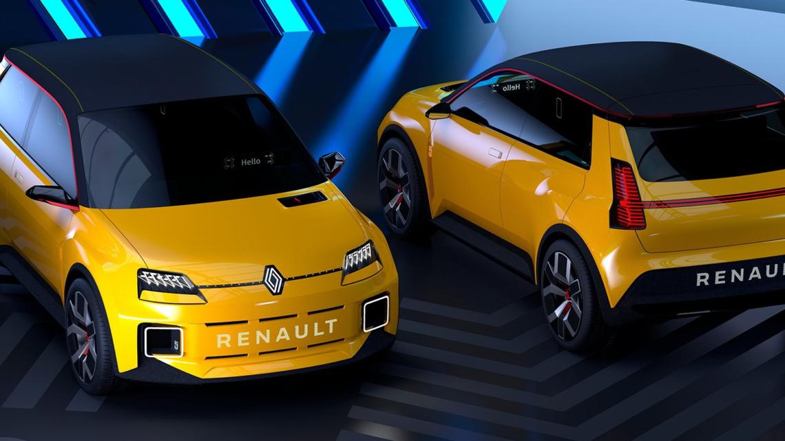 Aspecto del Renault 5 Prototype cien por cien eléctrico.
