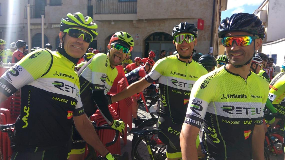 Imagen de archivo de la participación del equipo de Retelec en la Vuelta a Salamanca.