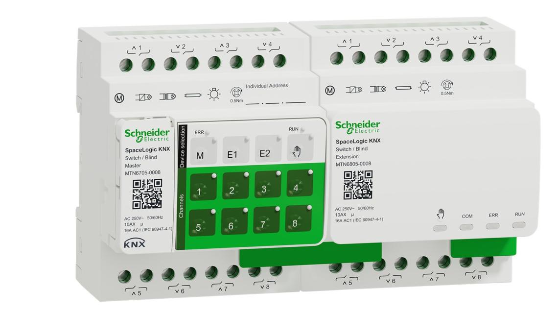 Nuevos controladores SpaceLogic KNX de Schneider Electric.