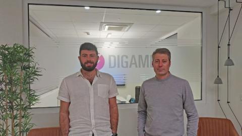 Martín Gómez, responsable de Digavel, y Agustín Fandiño, adjunto a la Dirección Comercial de Digamel.