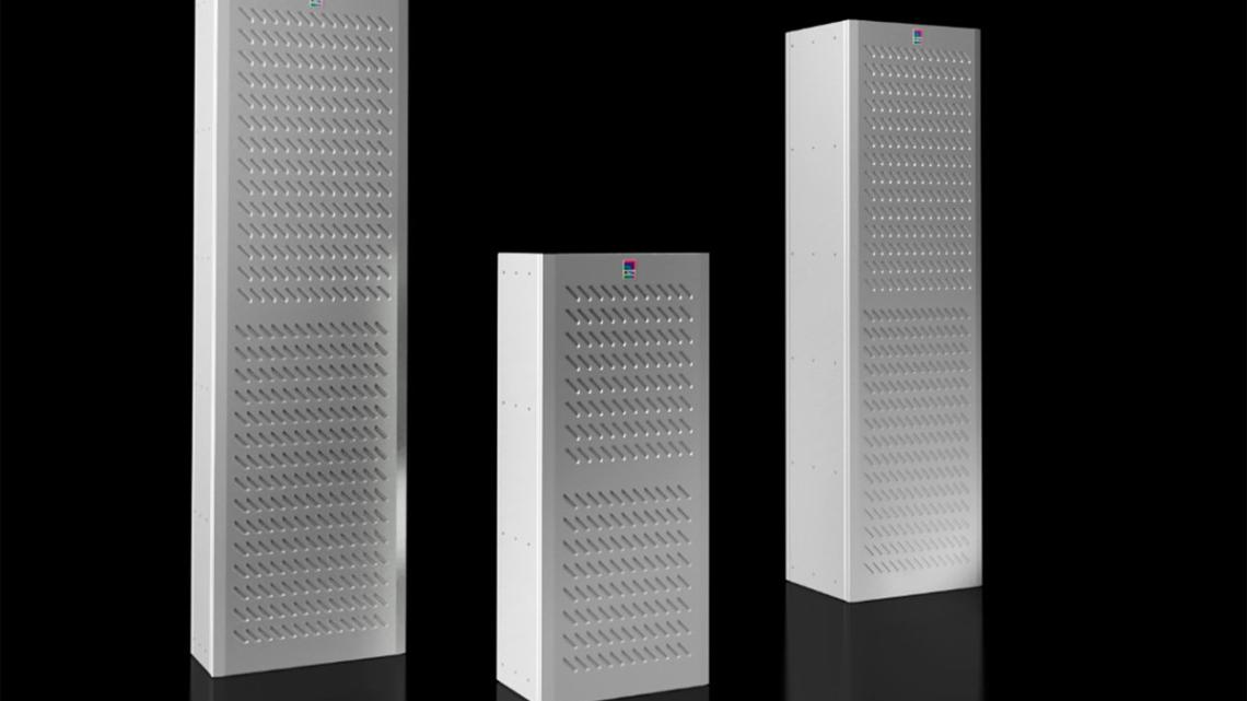 Los nuevos refrigeradores de Rittal también cuentan con una carcasa que les protege contra el vandalismo y que aporta un alto grado de protección.