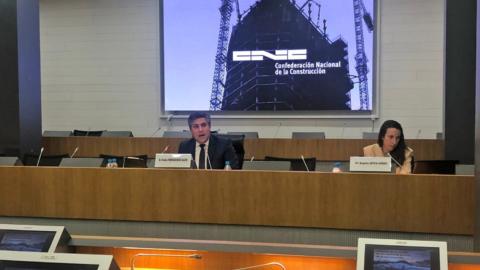 Pedro Fernández presenta el estudio Impacto de la subida de las materias primas en la construcción.