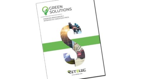 Portada del nuevo catálogo Green Solutions de Retelec.