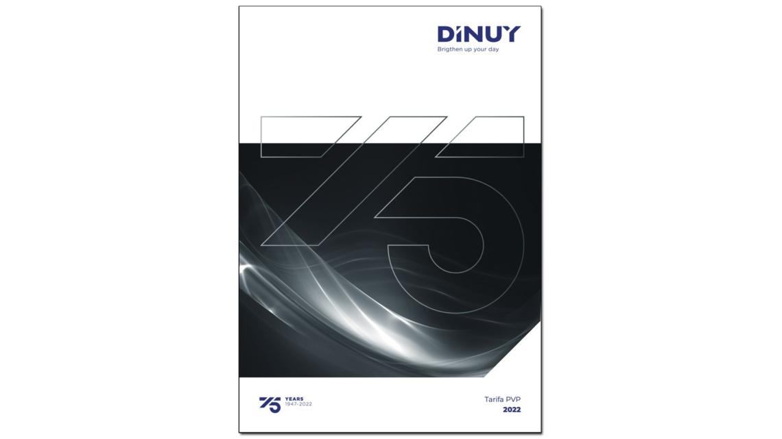 Portada del nuevo catálogo-tarifa de Dinuy.