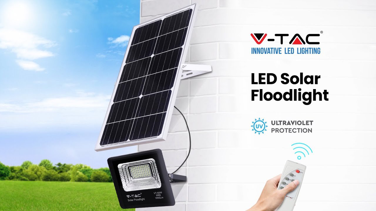 V-TAC presenta su gama de soluciones de alumbrado solar