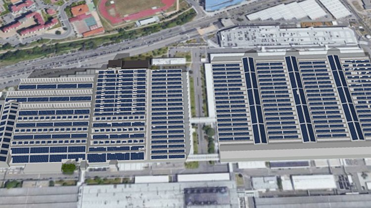 La instalación fotovoltaica se ubicará en la cubierta de la planta de Stellantis Vigo.