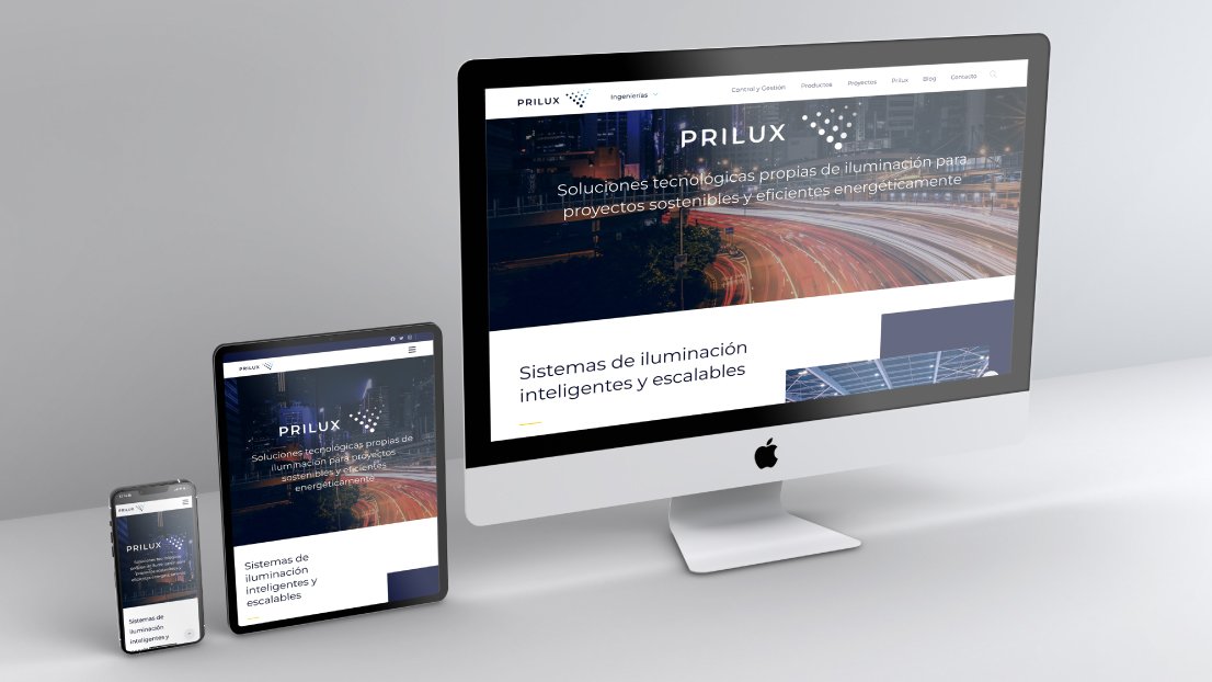 Prilux ha estrenado nueva imagen corporativa y nuevo portal web.
