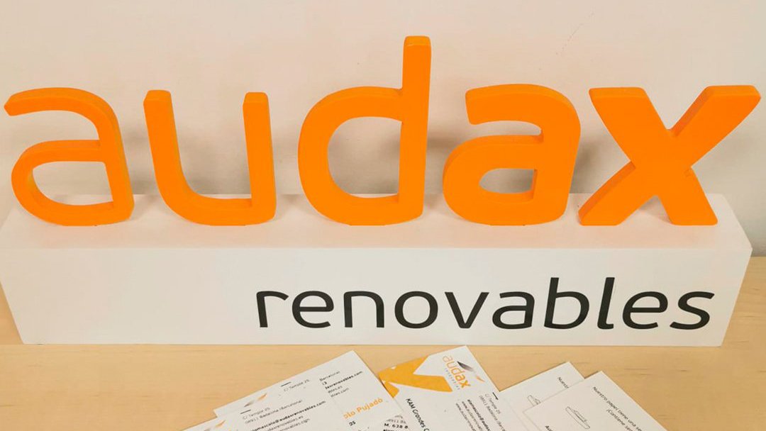 Audax Renovables es una de las comercializadoras del grupo sancionadas.