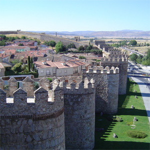 Ávila es ciudad Patrimonio Mundial por la Unesco.