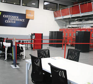 Vista parcial del área de las pruebas de validación en el Customer Experience Centre, en Bolonia (Italia).