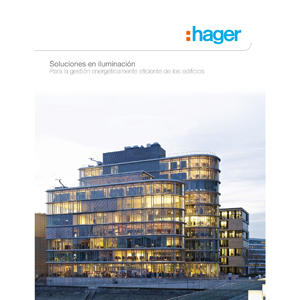 Documento técnico de Hager sobre soluciones en iluminación.