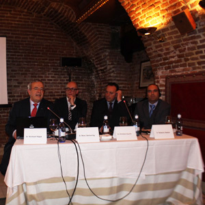 Conferencia de prensa de Hannover Messe, celebrada ayer en Madrid.