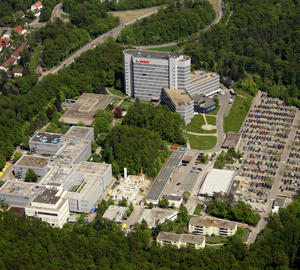 Vista área de la sede central de Grupo Bosch, en Stuttgart (Alemania).