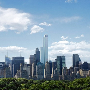 Vista del edificio One57 desde Central Park, en Nueva York, donde se instalará el terminal Vivo de Fermax.