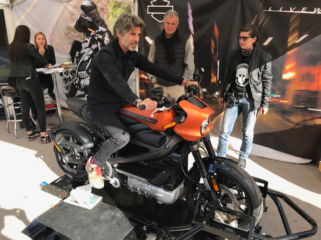 Moto eléctrica de Harley Davidson.