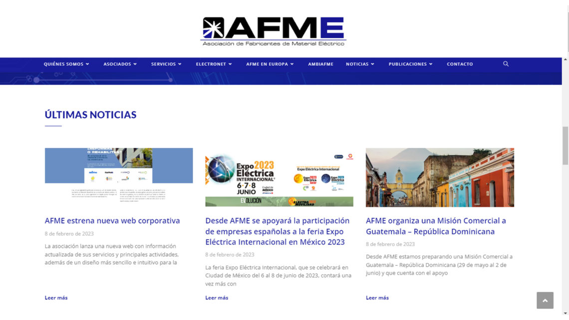 AFME nueva web