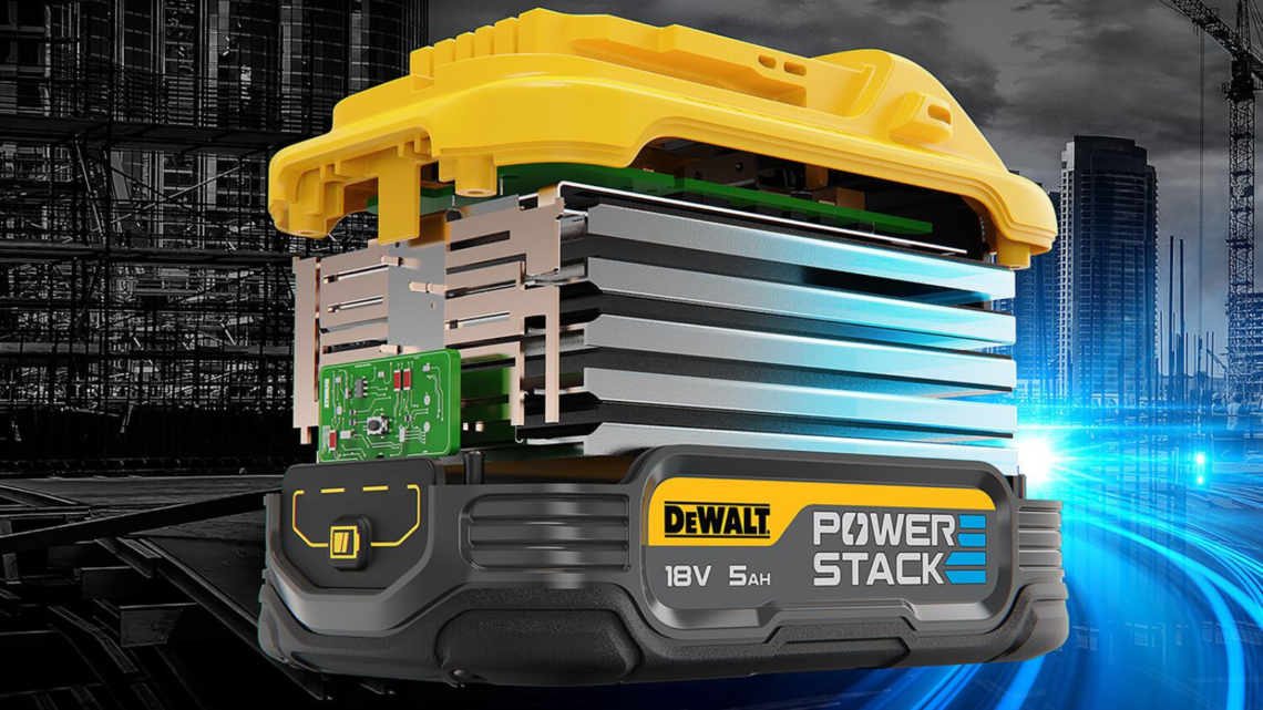 DEWALT presenta la batería Powerstack de 18V con una tecnología revolucionaria - Material Eléctrico CdeComunicacion.es