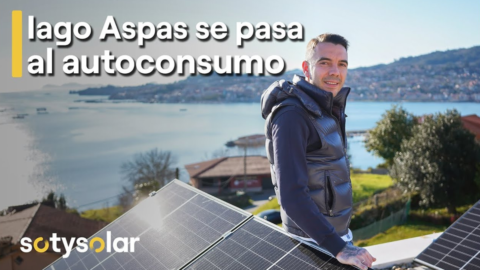 Iago Aspas, el futbolista, instala placas solares en su casa con SotySolar.