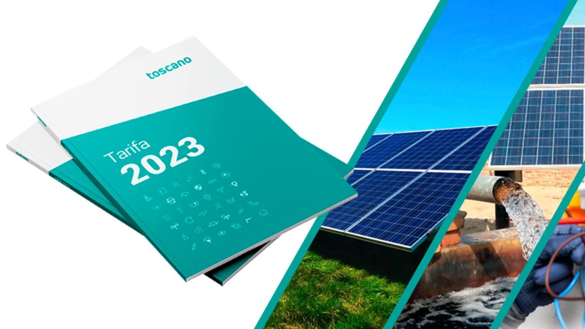 Toscano lanza su catálogo con novedades en fotovoltaica y ahorro de energía.